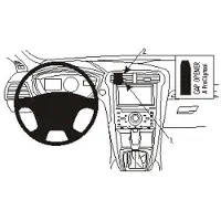 Brodit ProClip houder geschikt voor Ford Mondeo 2015-2022 Center mount
