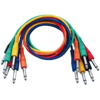DAP FL11 gekleurde patchkabels 60 cm (6 stuks)