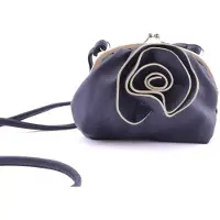 Gerard Brinard schoudertasje bloem tasje blauw