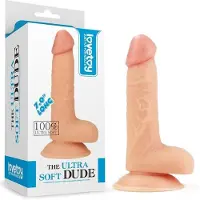 Lovetoy - The Ultra Soft Dude - Realistische Dildo - 18 x 4 cm