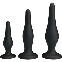 Crazy Bull Buttplug Anale Training set Star Brothers - zwart