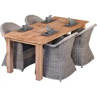 Tuindeco Tuintafel Modern teak 250 cm