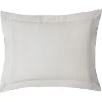 ISleep Satijnstreep Kussensloop - 60x70 cm - Zilver