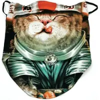 Wild Design Biker sjaals - Biker-sjaal Ninja Cat