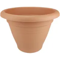 Redhart Bloempot LODEWIJK - Bruin - Ø 30 x h 23 cm - Rond - Maat M - Set van 2