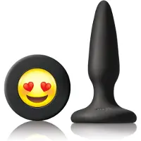 NSNovelties - Mojis Plug #ILY Siliconen Anale Plug Roze
