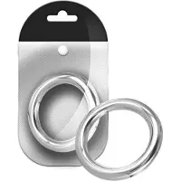 Black Label - Ronde Cockring - RVS - 6 mm breed 45 mm