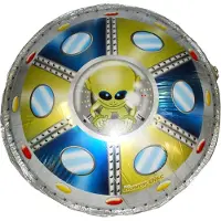 Playtime Air spinner hover disc ballon Alien - vliegende schotel