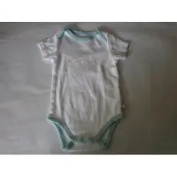 Noukie'S , 2 pack , boyset met korte mouw , unie , wit , boord groen, 6 maand 68