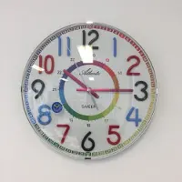 Atlanta Kinder wandklok RAINBOW
