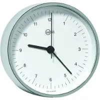 Barigo 615.1 klok - chroom - messing vernikkeld - Ø 8,5 cm