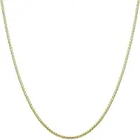 Lucardi Dames Ketting Venetiaanse schakel 0,55mm - 14 karaat goud - Ketting - Cadeau - 50 cm - Geelgoud