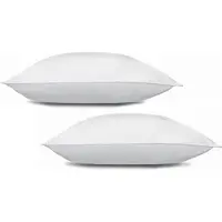 ISleep Belgisch Hoofdkussen Set (2 Stuks) - Puntkussen - Dreampearls - 60x60 cm - Wit