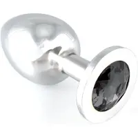 Rimba - Buttplug GROOT met kristal (unisex)