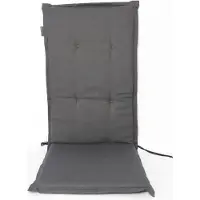 Madison Tuinstoelkussen hoge rug 50x123 cm Basic black