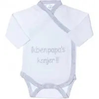 Petit villain romper - Ik ben papa's kanjer (maat 56/62)