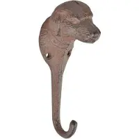 Esschert Design Kapstok Hond - 15 x 5 cm - Gietijzer - Roestbruin