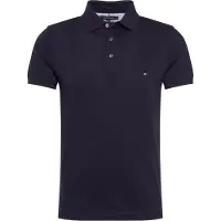 Tommy Hilfiger Shirt 'CORE 1985 SLIM POLO' navy / vuurrood / wit