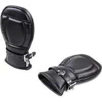 Kiotos - BDSM Leren Wanten Voor Bondage - Zwart