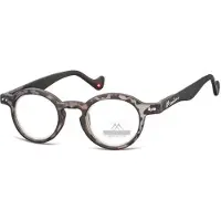 Montana leesbril rond turtle grijs sterkte +3,50 (box69)