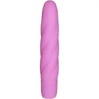 Shots toys Vibrator Silicone Twist - Roze vibrator