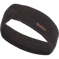 Knit Factory Joy Hoofdband - Donkerbruin - One Size