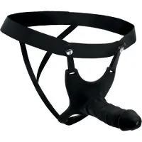 Size Matters Holle Strap-On Siliconen Dildo Met Harnas