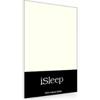 ISleep Satijn Kussenslopen (2 stuks) - 60x70 cm - Licht Beige