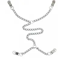 Rimba - Tepel En schaamlip klemmen Met Ketting