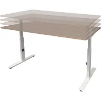 Schaffenburg Linesto Plus Bureau Rechthoekig T-Voet 1.400 (B) x 800 (D) x 655 (H) mm Melamine