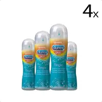Durex Glijmiddel Play Pleasure Gel Tingle – 50ml x4