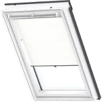 Velux rolgordijn lichtdoorlatend met haakjes RHL 100 1028 wit