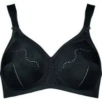 Triumph - Doreen+Cotton 01 N - BLACK - Vrouwen - Maat D105