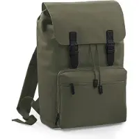 Bagbase Vintage schooltas rugzak/rugtas olijf groen 49 cm - Rugzak