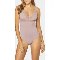 Sloggi Ever Fresh Body - Nauwsluitend model - V-hals - Mauve - Maat S