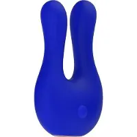 Elegance Dual Motor Clitoral Stimulator - Exceptional - Blue