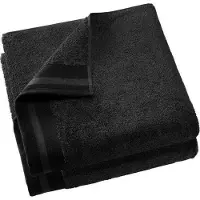 De Witte Lietaer handdoek Excellence 50x100 black