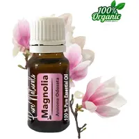 Pure Naturals Magnolia etherische Olie 10 ml | 100% PUUR | Bio | Essentiële olie Aromatherapie | Olie diffuser | Geschikt voor inname10 ml - essentiële olie -