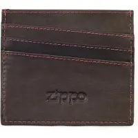 Zippo Lederen creditcard houder - Mokka