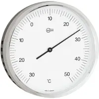 Barigo 820 thermometer - chroom - analoog - Ø 10 cm