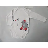 Noukie'S , 2 pack , jongens, lange mouw ,wit ,scooter , 18 maand 86
