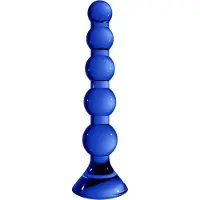 Chrystalino Stretch - Blue glazen dildo