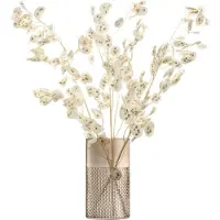 LSA International Vaas L.S.A. Wicker of Kandelaar Brown/Mocha 25 cm