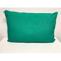 Madison sierkussen 60x40 cm Emerald groen/ecru duo