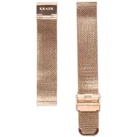 KRAEK Rosé Goud Mesh - horlogebandje met quick release - 16 mm bandje - Easy click