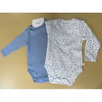 Noukie'S 2 pack , bodyset van 2 stuks , lange mouw blauw , 9maand 74