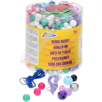 Creative Craft Group Emmer met houten kralen, 250gr.