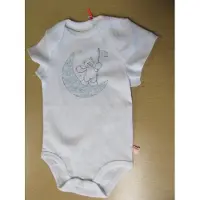 Noukie'S , 2 pack , bodyset , korte mouw , uni , nouky op de maan 3maand 62