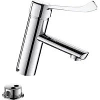 Delabie SECURITHERM EP BIOCLIP wastafelmengkraan met drukcompensatie
