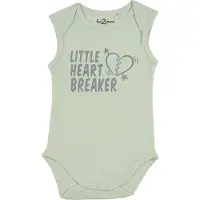 Fun2Wear Romper little heart Green maat 56